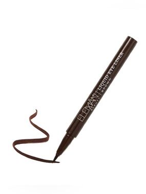 Eleman Beauty Transfer-Proof Liquid Eyeliner Rich Brown Felt-Tip Vegan NIB